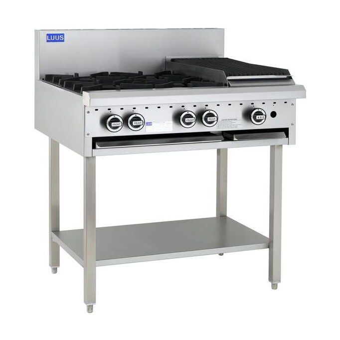 4 Burner & Chargrill Cooktop