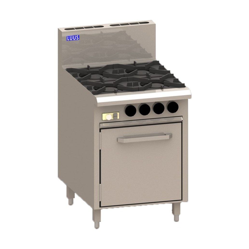 4 Burner & Oven - CRO-4B