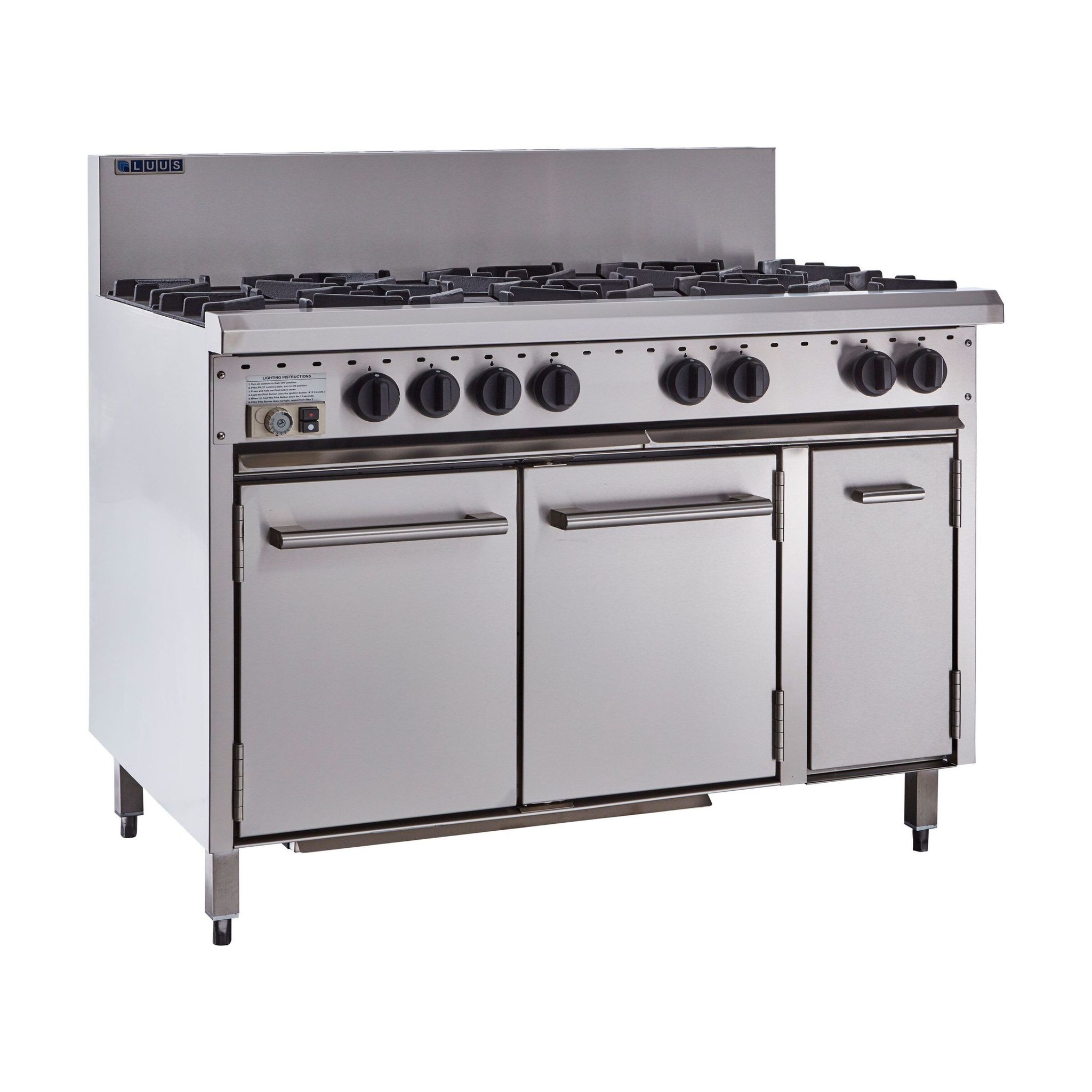 8 Burner & Oven