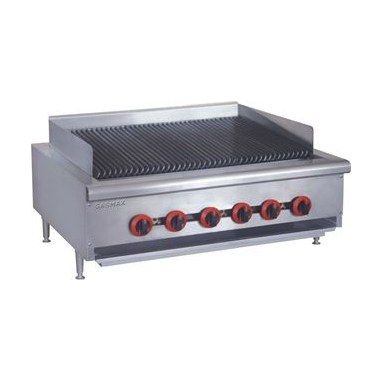 QR-36ELPG LPG Gas 6 Burner Char Grill Top
