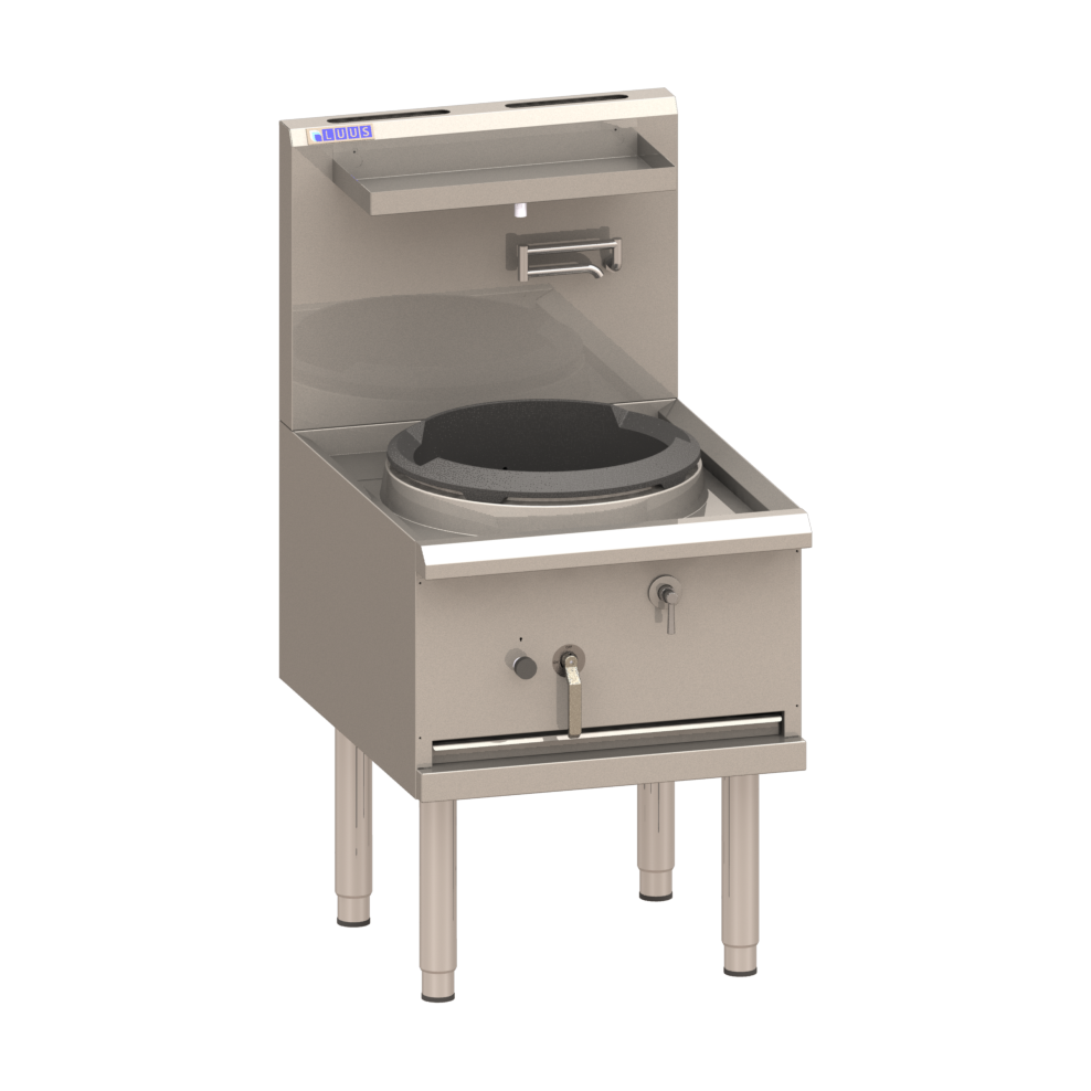 1 Hole Compact Waterless Wok (405mm ring)