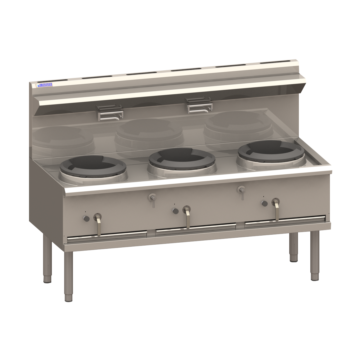 3 Hole Compact Waterless Wok