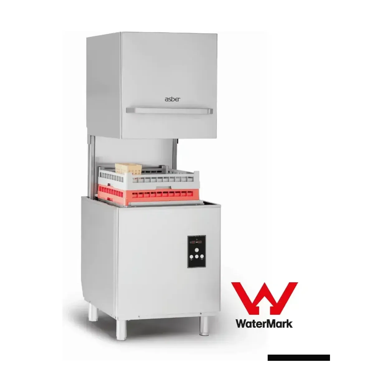 Asber Tech Line Pass-through Hood Type Dishwasher - GE-H500DD