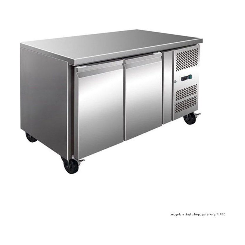 TROPICALISED 2 Door Gastronorm Bench Freezer