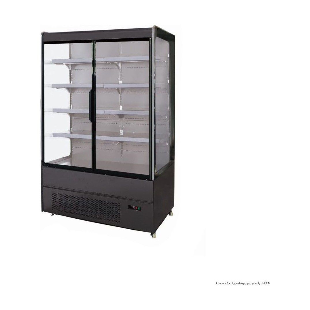 Bonvue 4 Shelves Open Chiller with Tempered Glass Doors