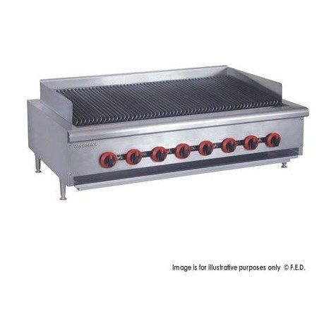 QR-48E Natural Gas 8 Burner Char Grill Top