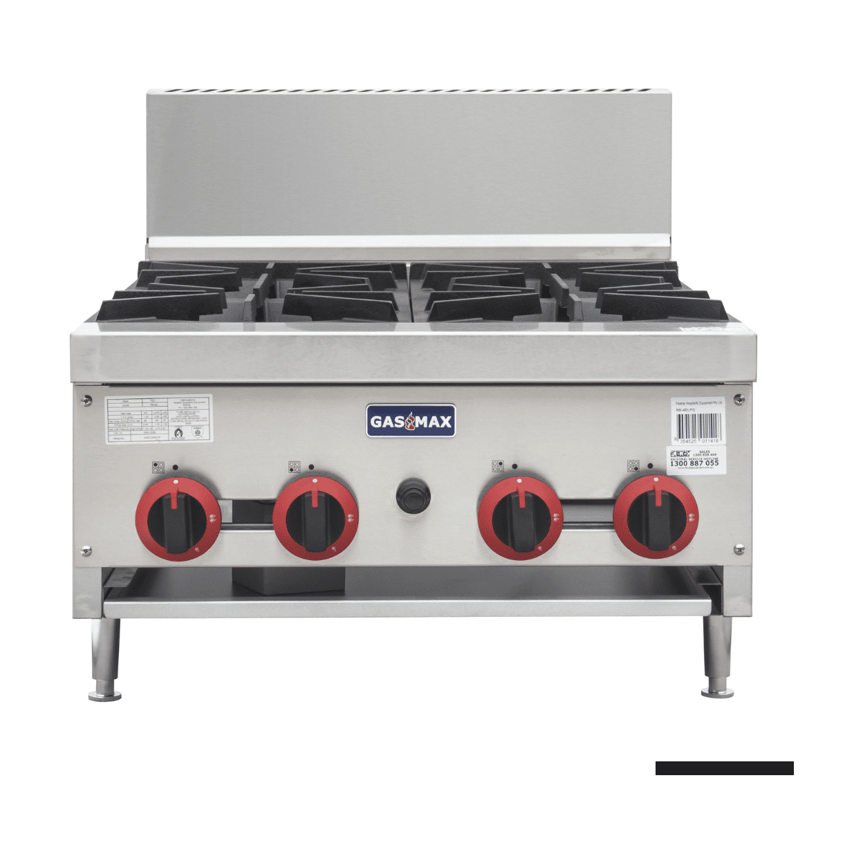 Gas Cook top 4 burner with Flame Failure