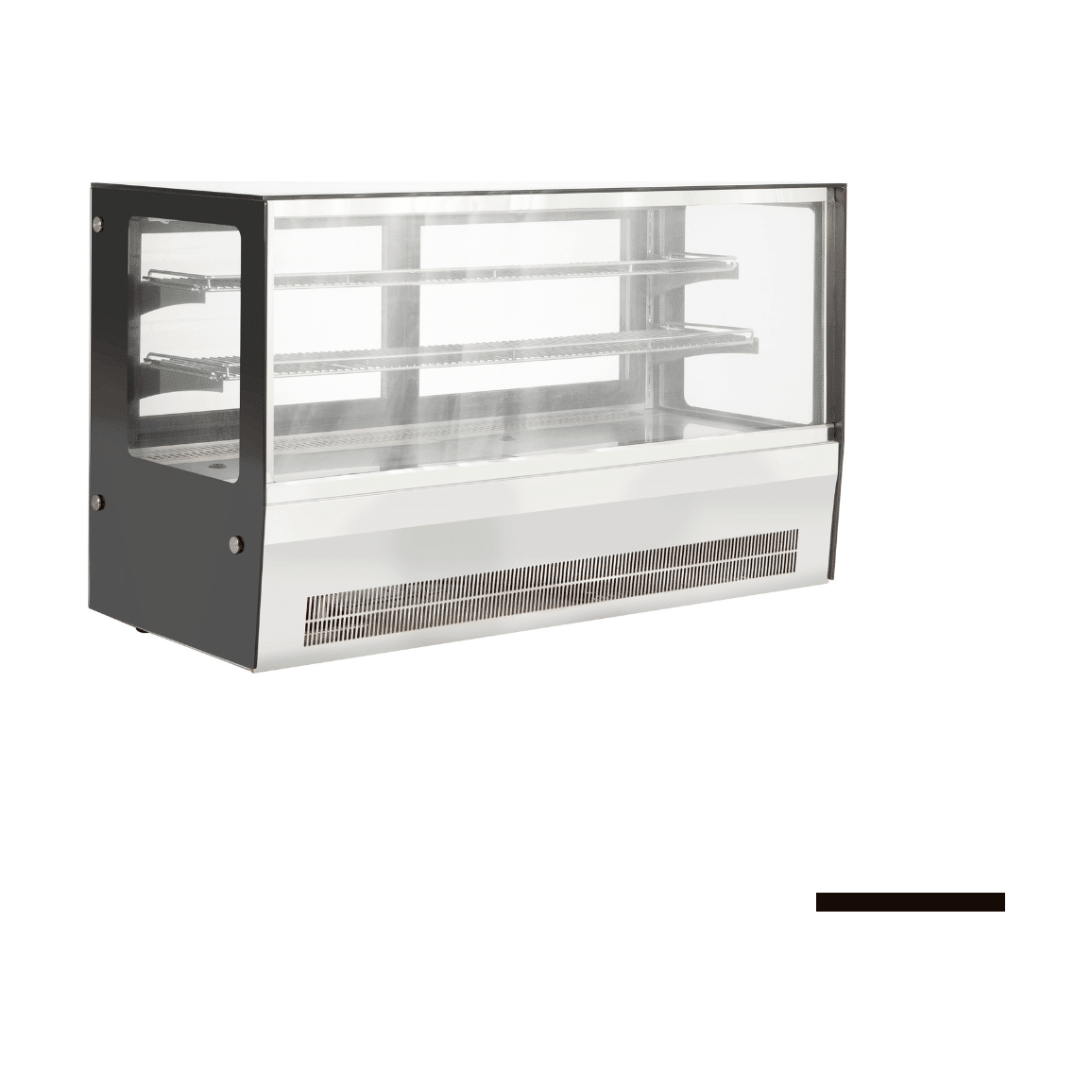 Countertop Square Glass Cold Food Display - 1200mm