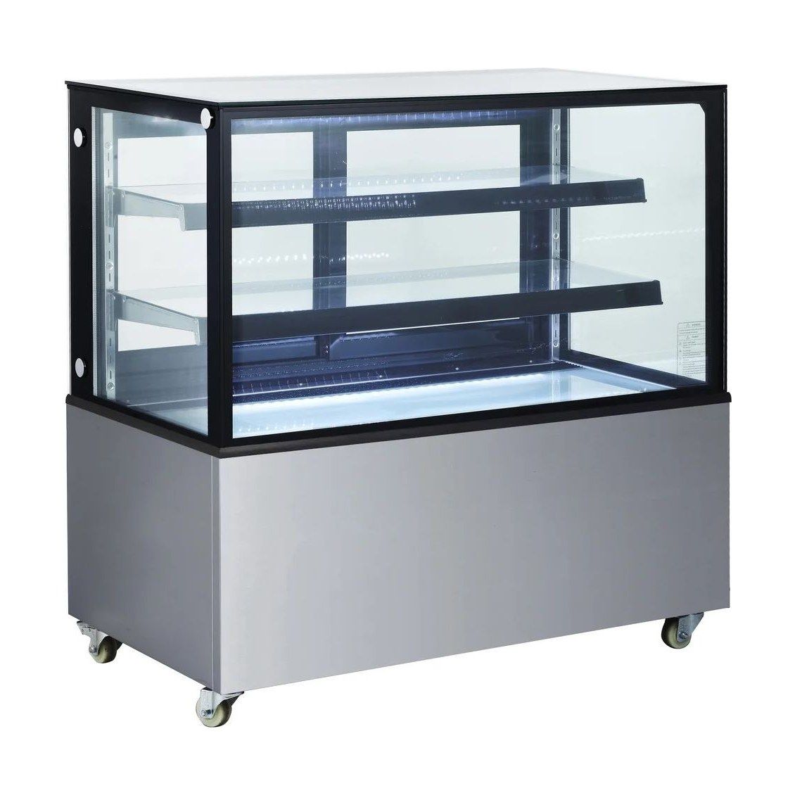 Triple Tier Free Standing Display Fridge Case - 1215mm