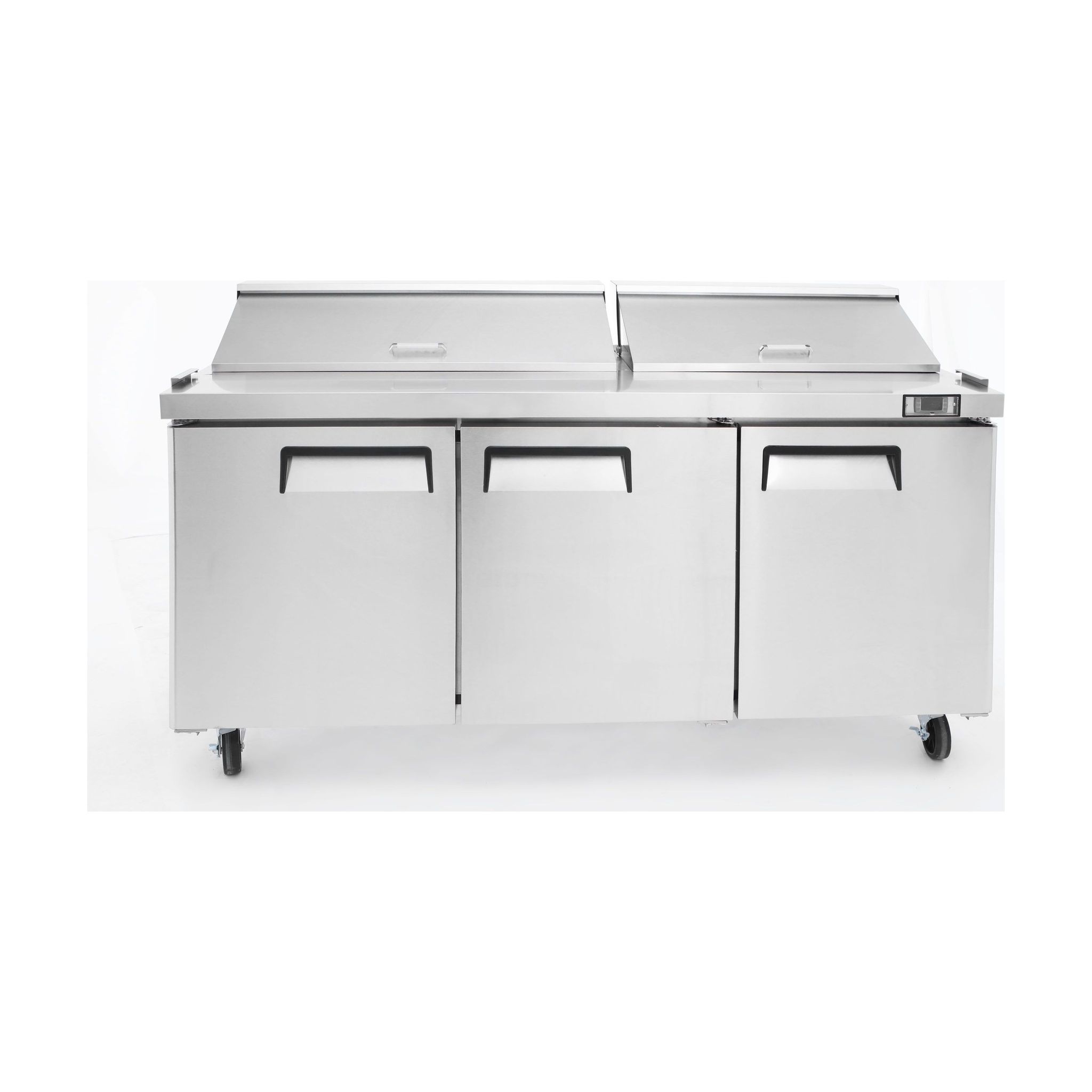 Commercial Salad Preps - Three Door Salad Prep Fridge - 1.8m