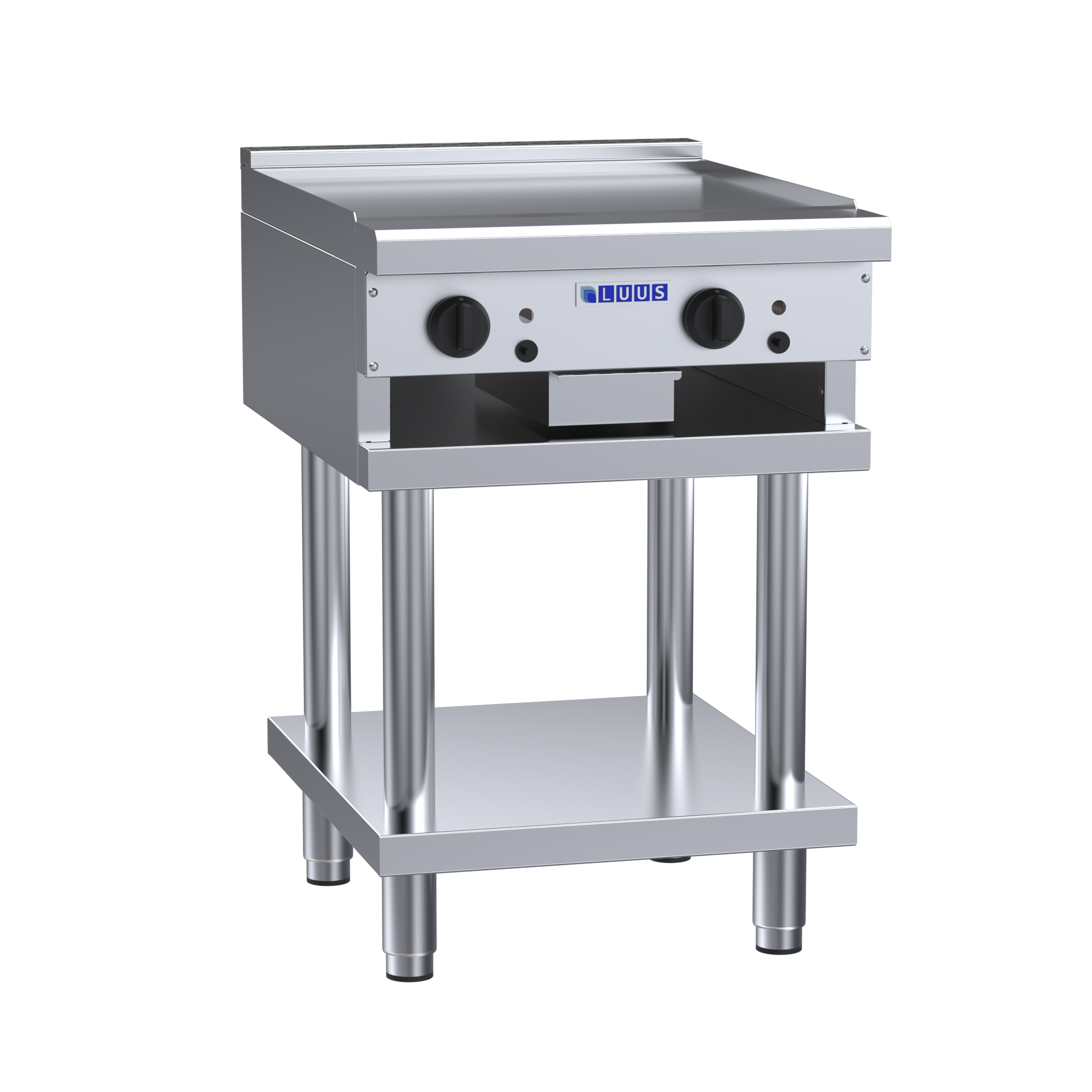 Luus 600mm Teppanyaki Grill with legs & shelf