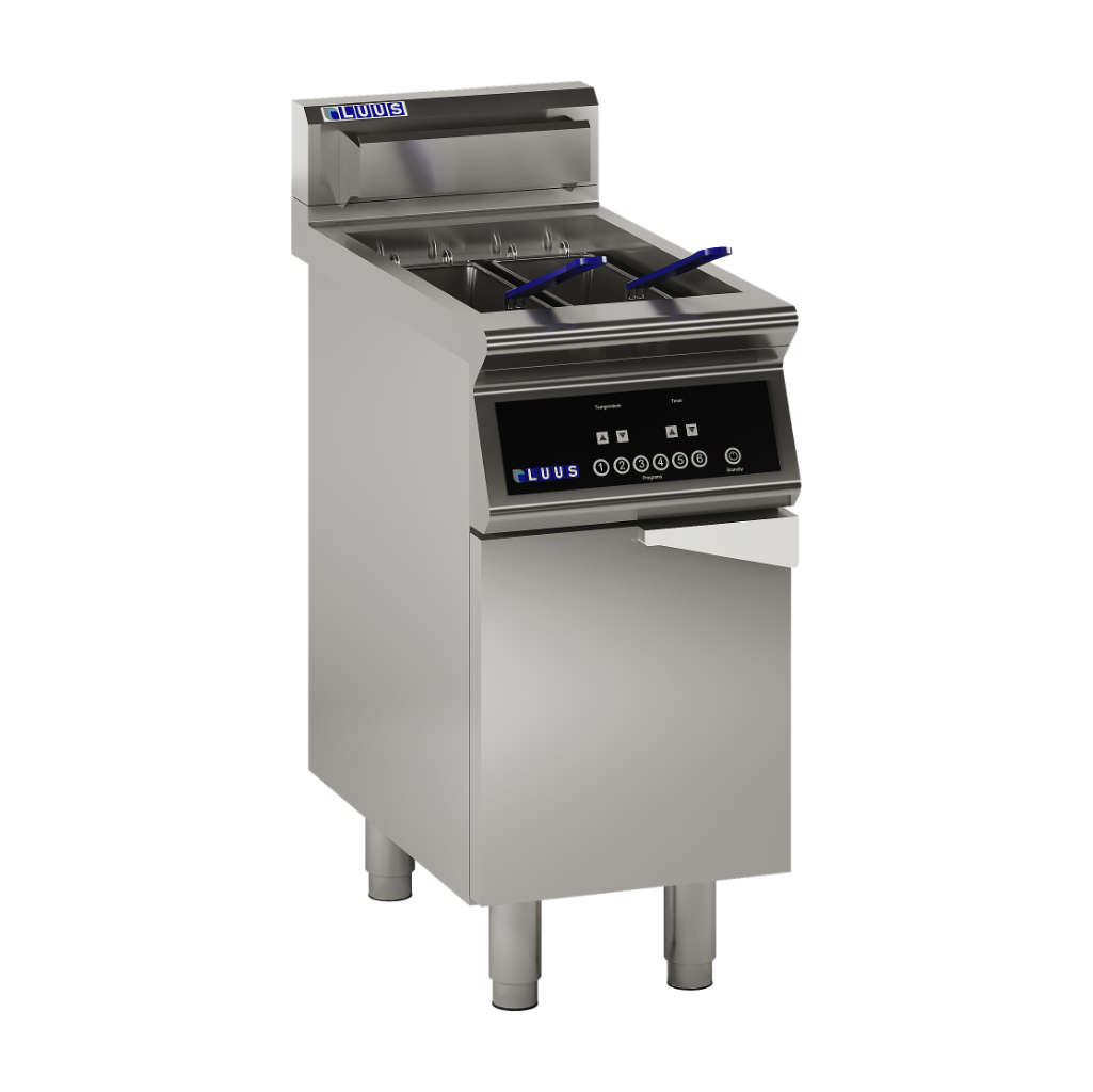 Luus Twin Basket, Single Pan Induction Fryer