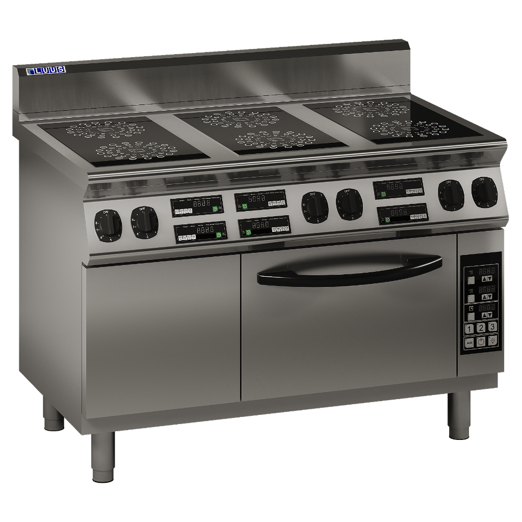 Luus 6 Zone Induction Cooktop with Electric Oven