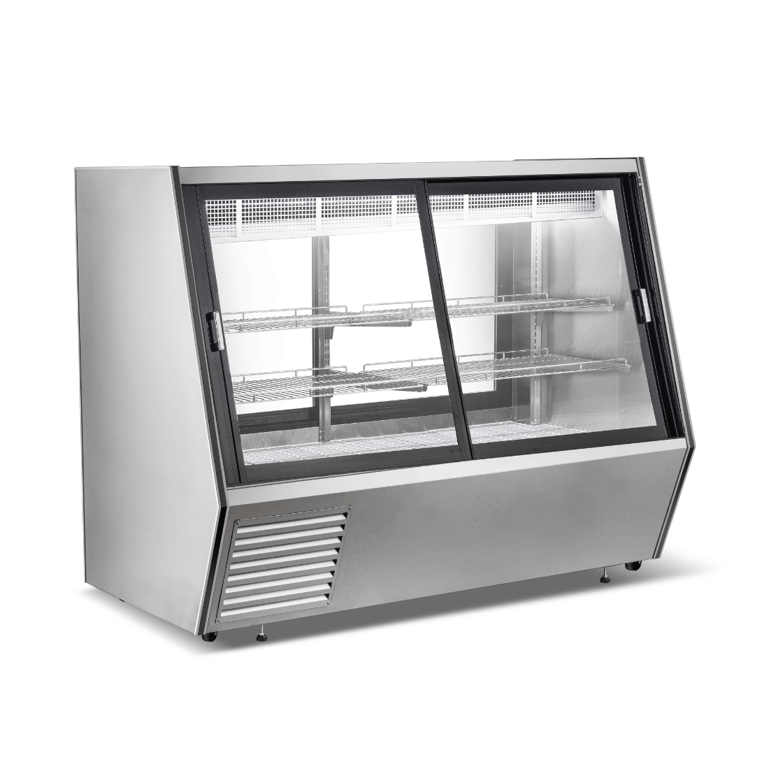Bonvue Dual-Access Refrigerated Deli, Meat and Seafood Display Case - AMS-18DD