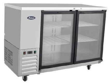 Atosa Back Bar Fridge With Glass Door - MBB48G