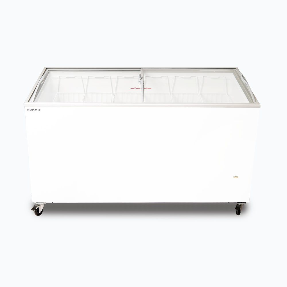 Display Chest Freezer – 427L – Curved Glass Top
