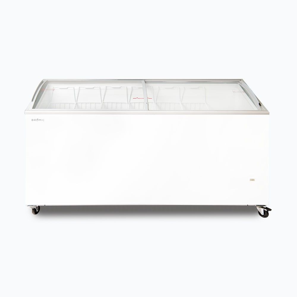 Display Chest Freezer – 555L – Curved Glass Top