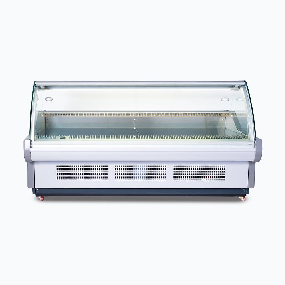 Curved Glass Deli Display – 2580mm