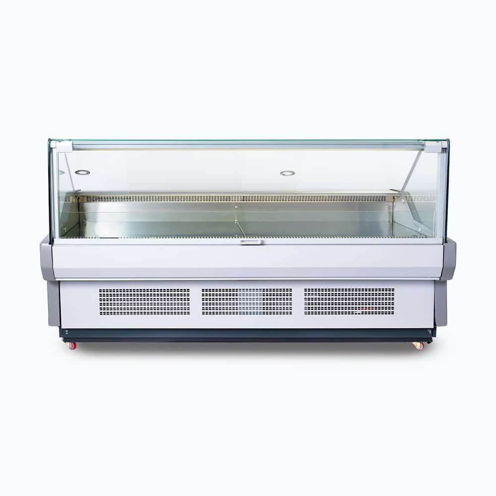 Square Glass Deli Display – 2580mm
