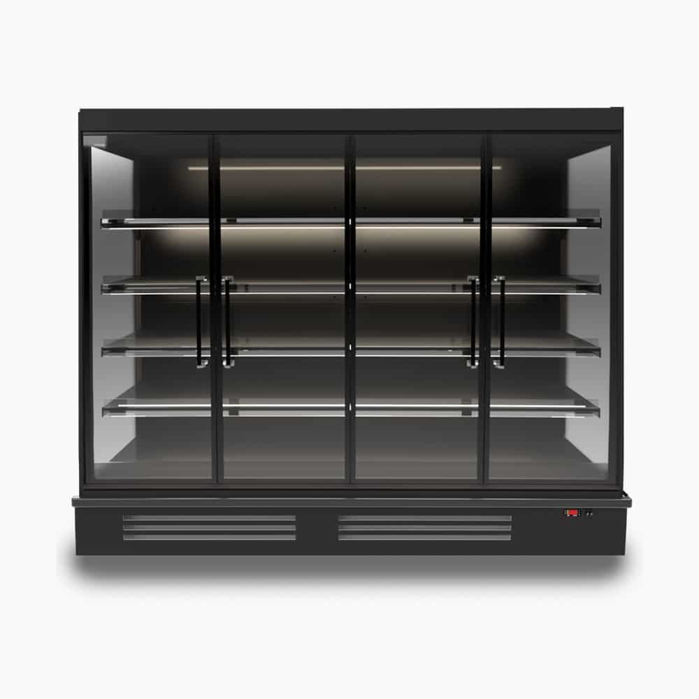 Full Height Multideck Fridge with Doors – 2500mm