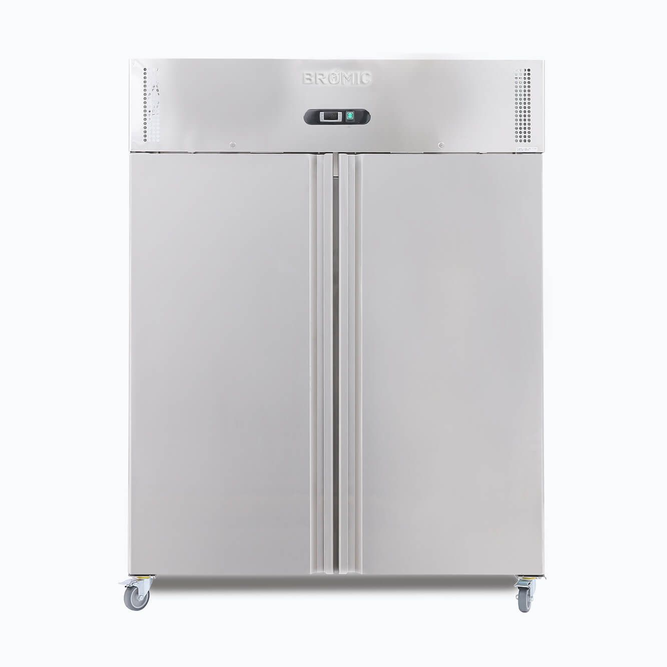 Bromic Upright Freezer – 1300L – 2 Doors – Stainless Steel