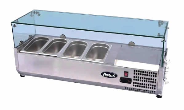 Atosa Esl Counter Top Salad Bar W1405 X D335 X H460