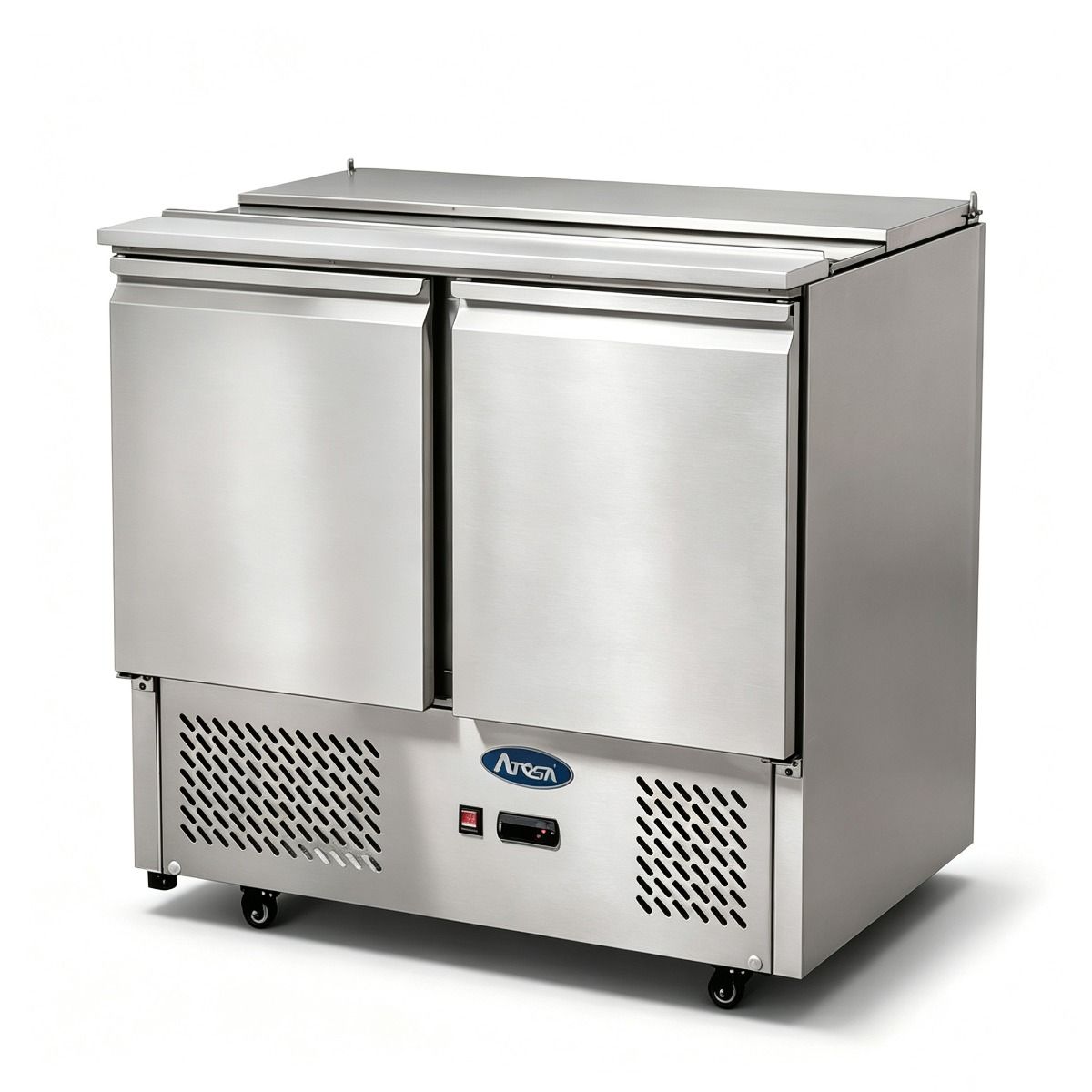 Atosa 2 Doors Sliding Lid Saladette Fridge Size 900mm