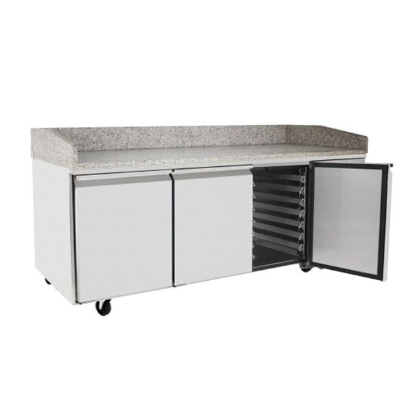 Atosa 3 Door Pizza Table Fridge 2010mm