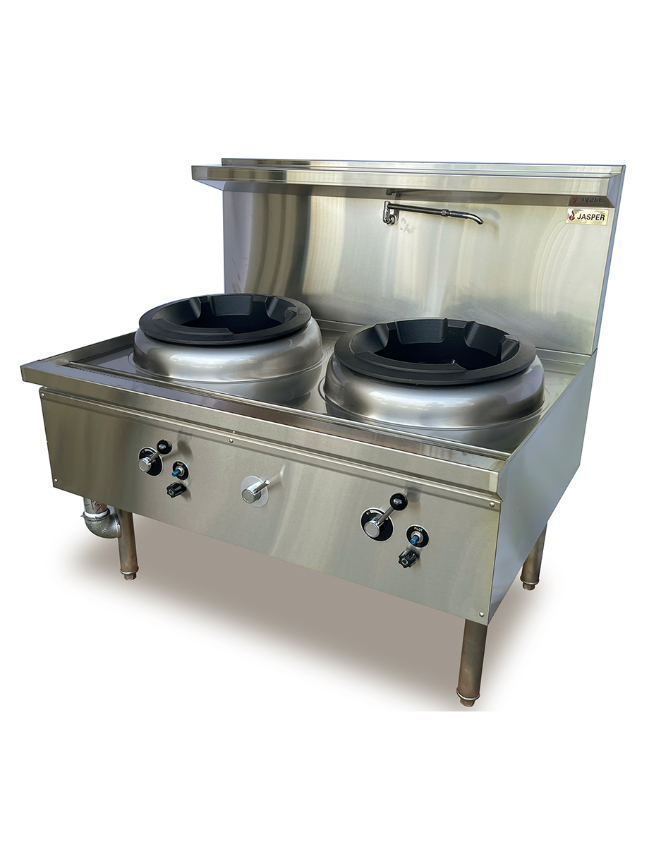 Jasper Double Wok Range(chimney Burner) — Natural Gas