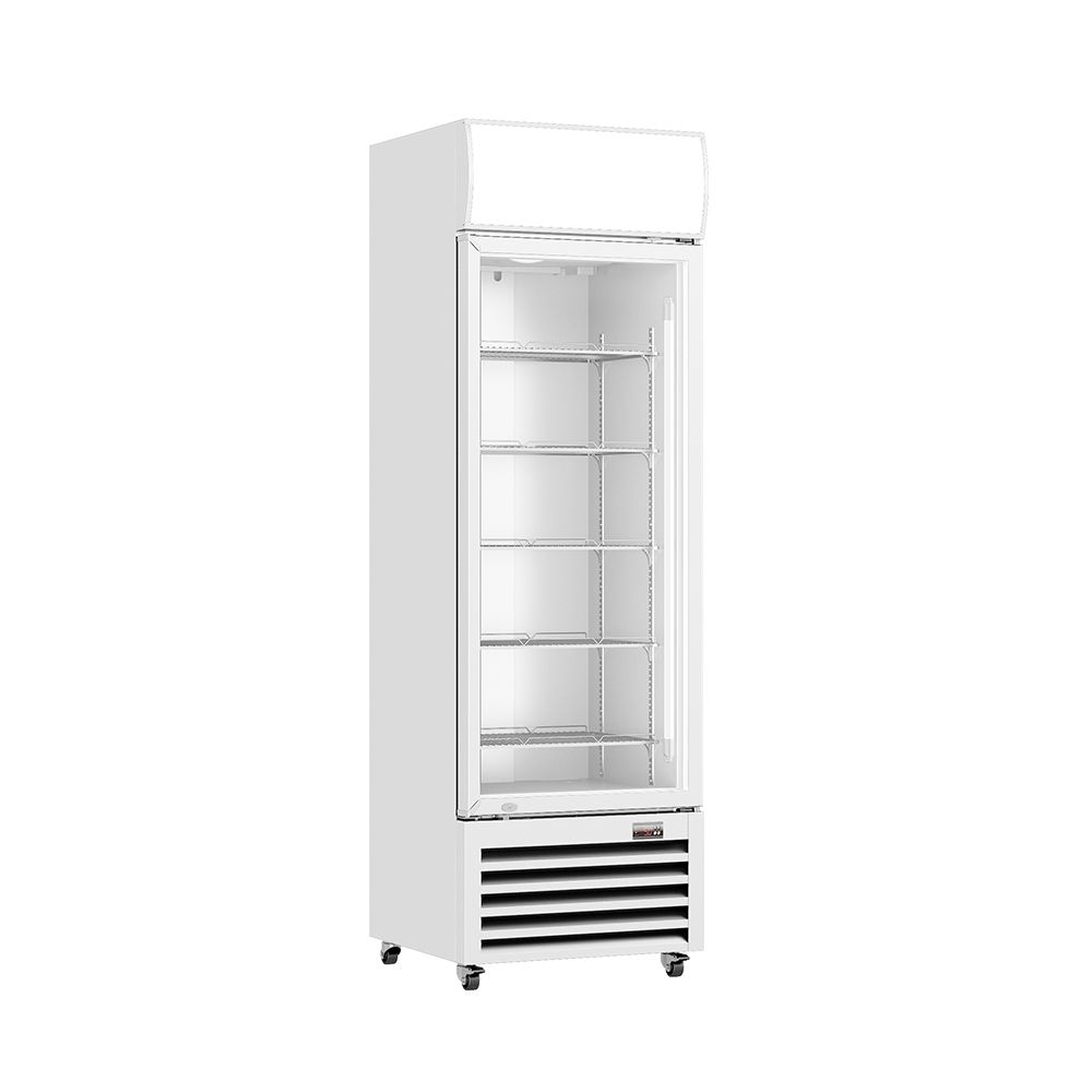 LG-370P Single Glass Door Colourbond Upright Drink Fridge