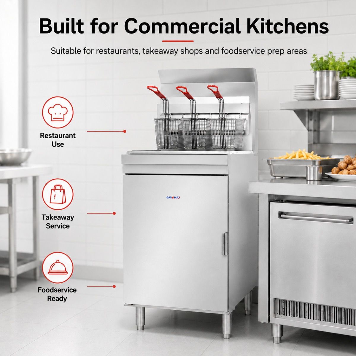 RC500ELPG - Superfast LPG Gas Tube Fryer *Special offer*