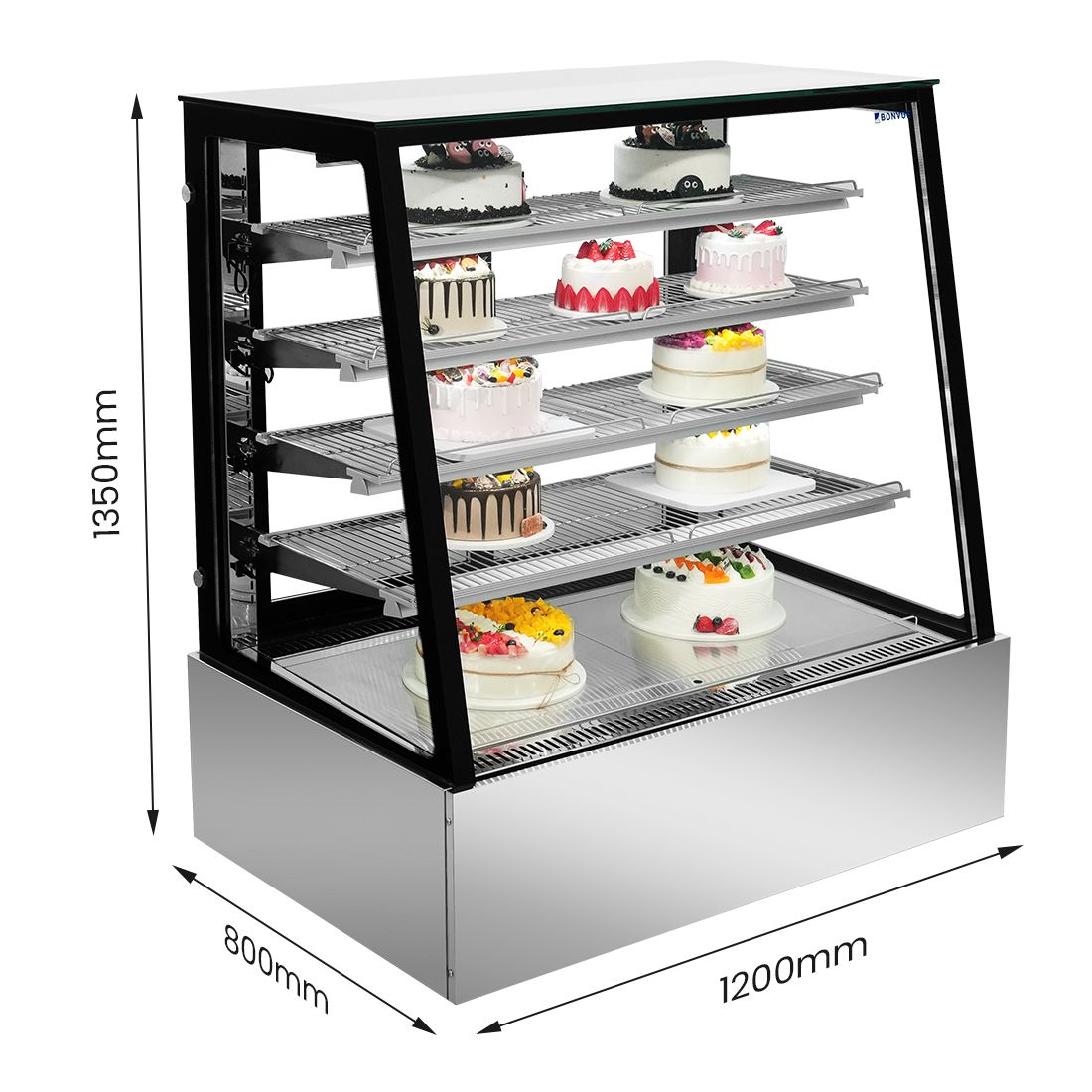 Bonvue Deluxe Chilled Display Cabinet - SLP840C