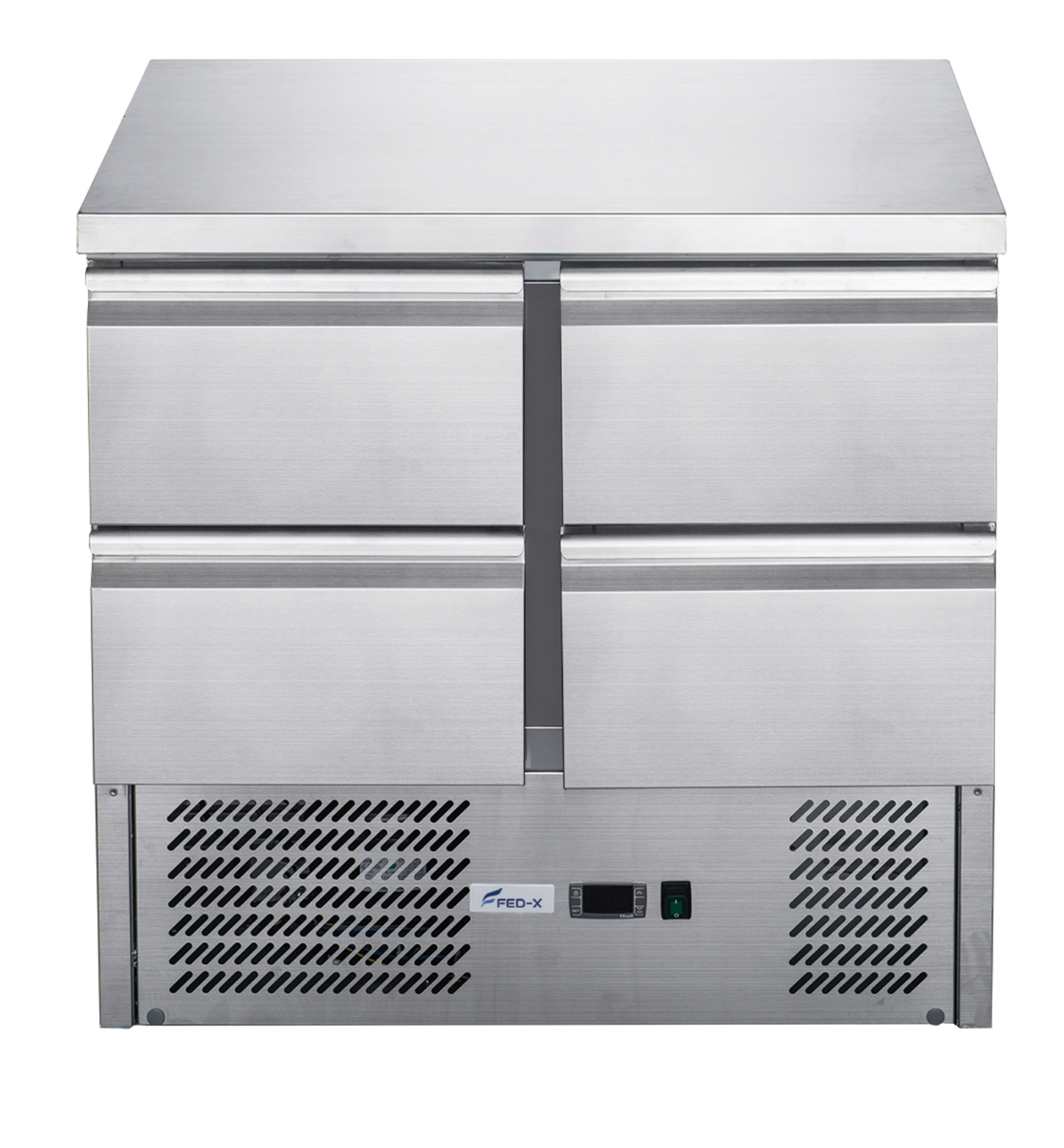 FED-X Four Drawer Compact Workbench Fridge