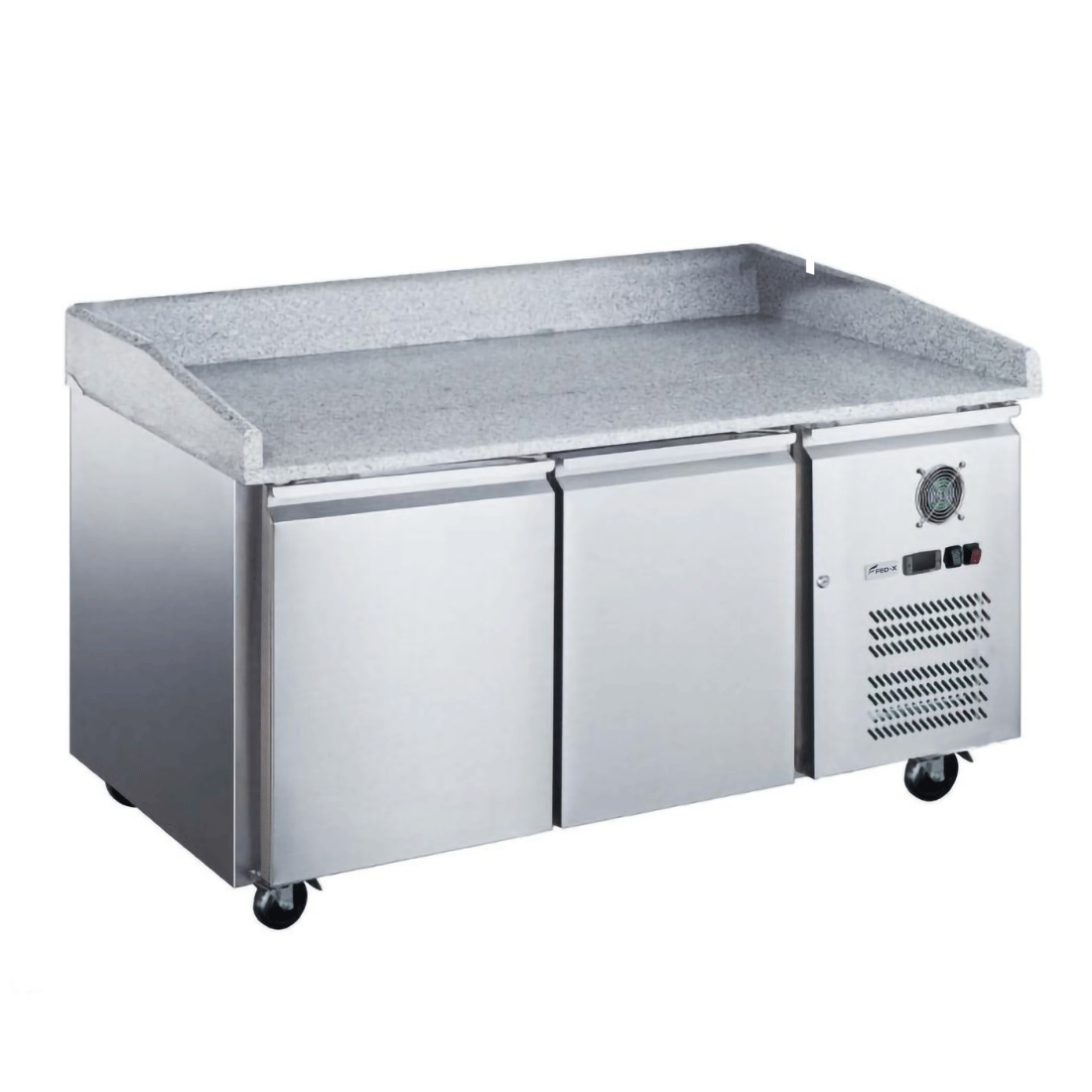 FED-X Two Door Standard Saladette On Castors