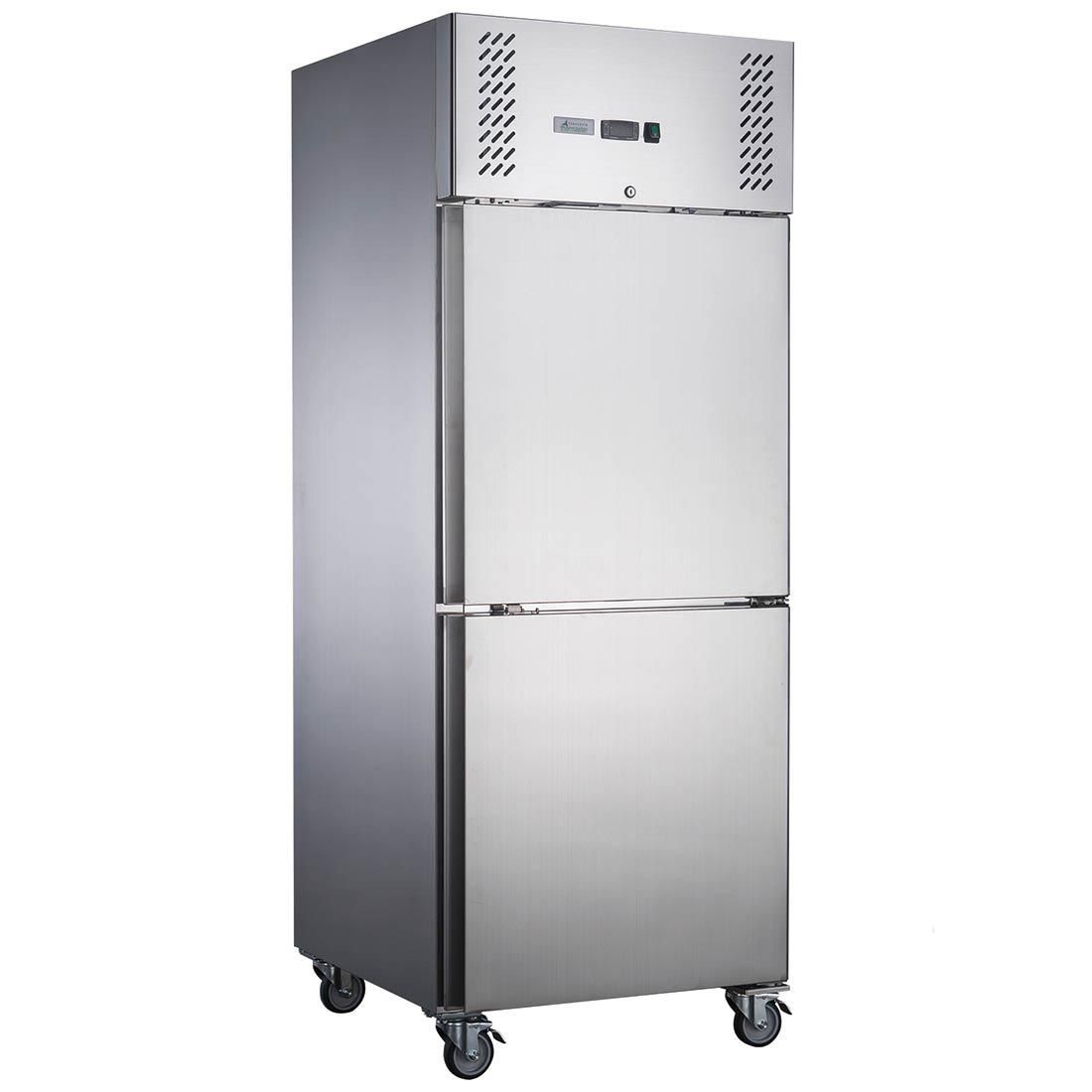 FED-X S/S Split Two-Door Upright Fridge
