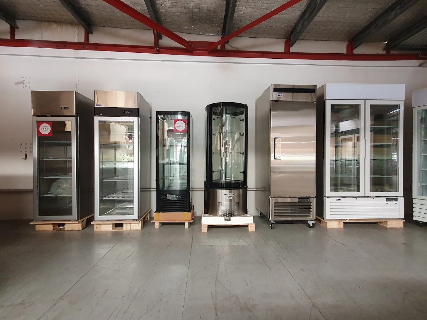 Showroom display range