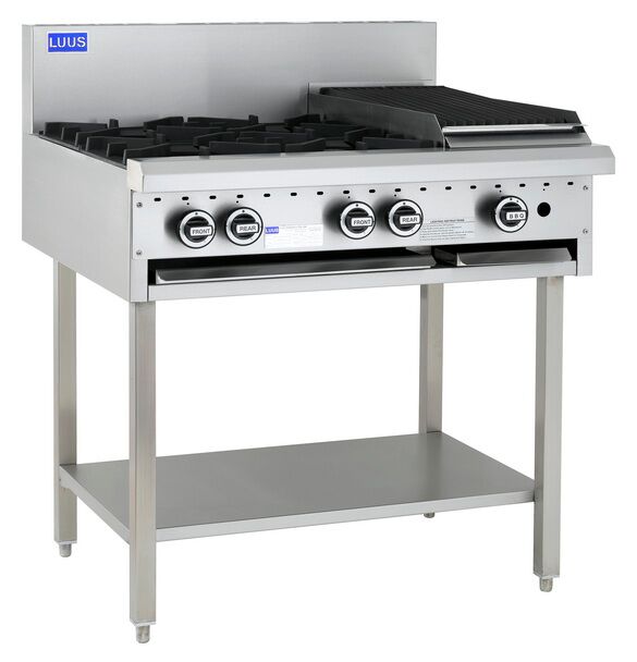 4 Burner & Chargrill Cooktop