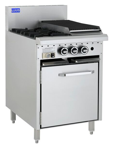 2 Burner 300mm Chargrill & Oven