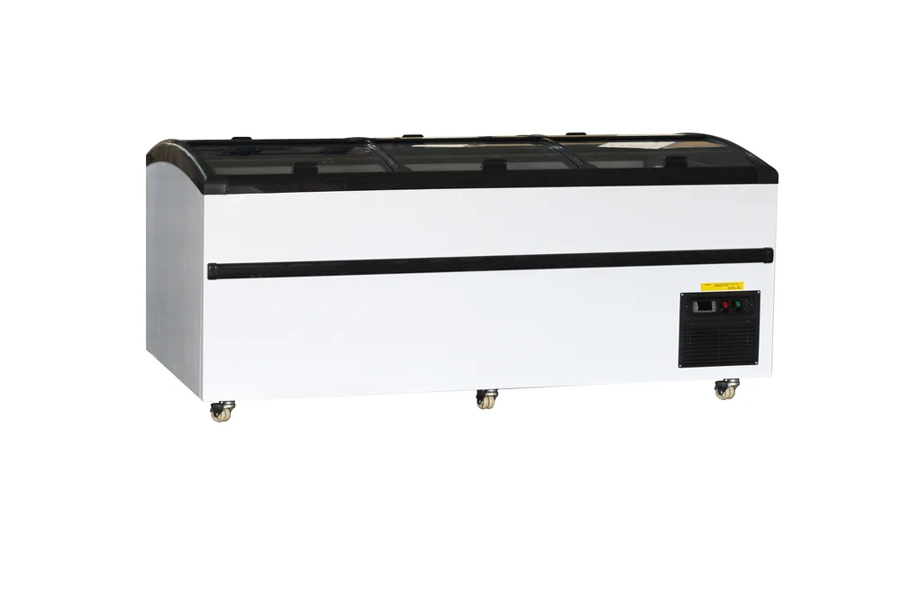 Dual Side Access Island Freezer - Commercial Glass Chest Freezer - 650 Litre - Image 2