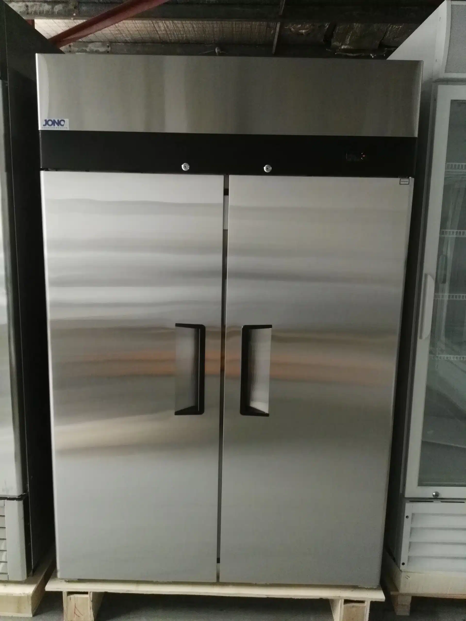 Commercial Fridge - Two Door Stainless Steel Upright Fridge - Top - Image 5
