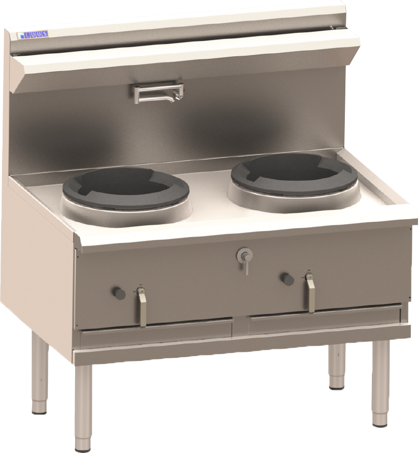 2 Hole Compact Waterless Wok