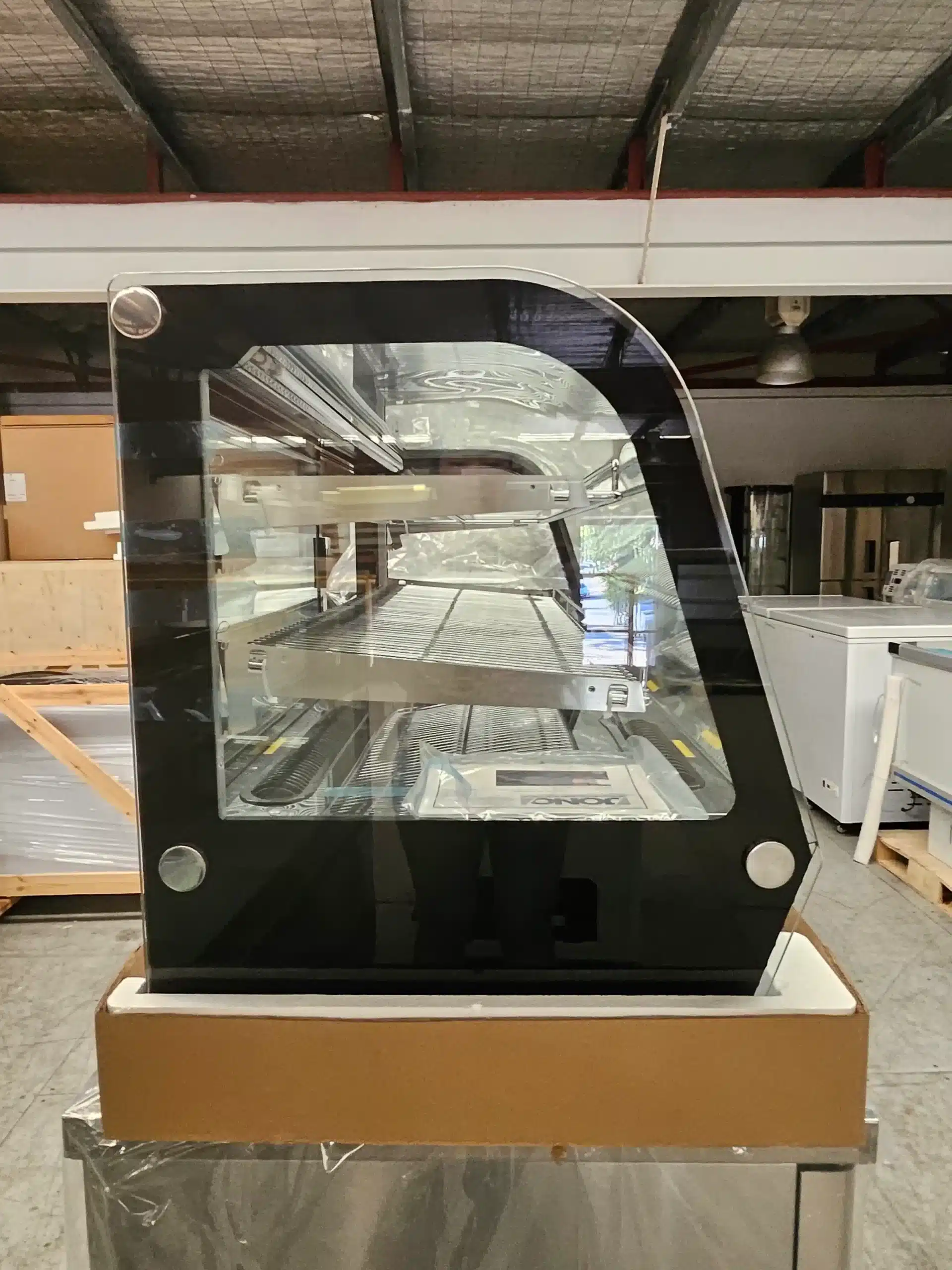 1.2m Countertop Curved Glass Cake Food Bakery Display Fridge / Showcase - 200L - Image 11