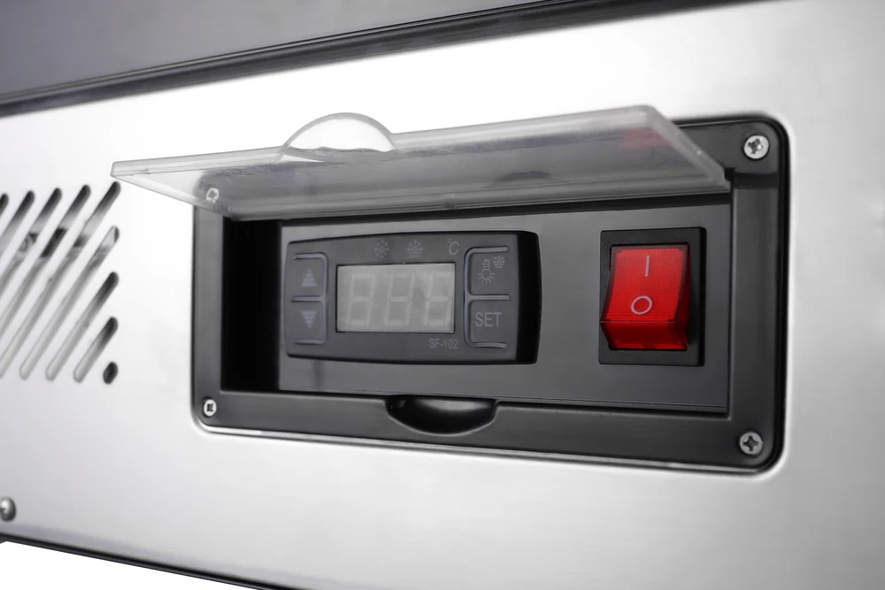 1.2m Countertop Curved Glass Cake Food Bakery Display Fridge / Showcase - 200L - Image 6