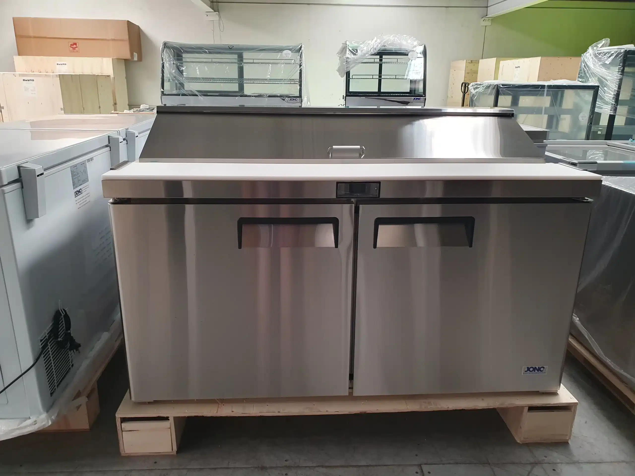 Commercial Salad Preps - Two Door Salad Prep Fridge - 1.5m - Image 2