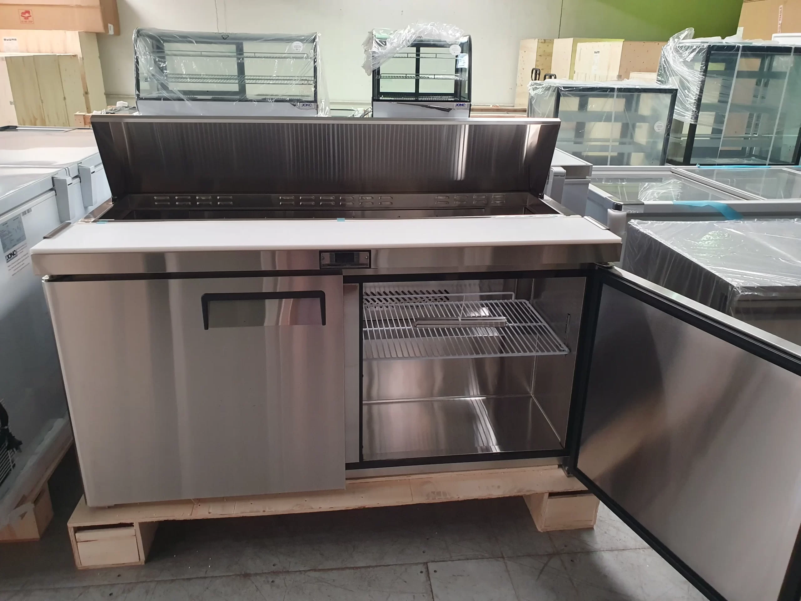 Commercial Salad Preps - Two Door Salad Prep Fridge - 1.5m - Image 4